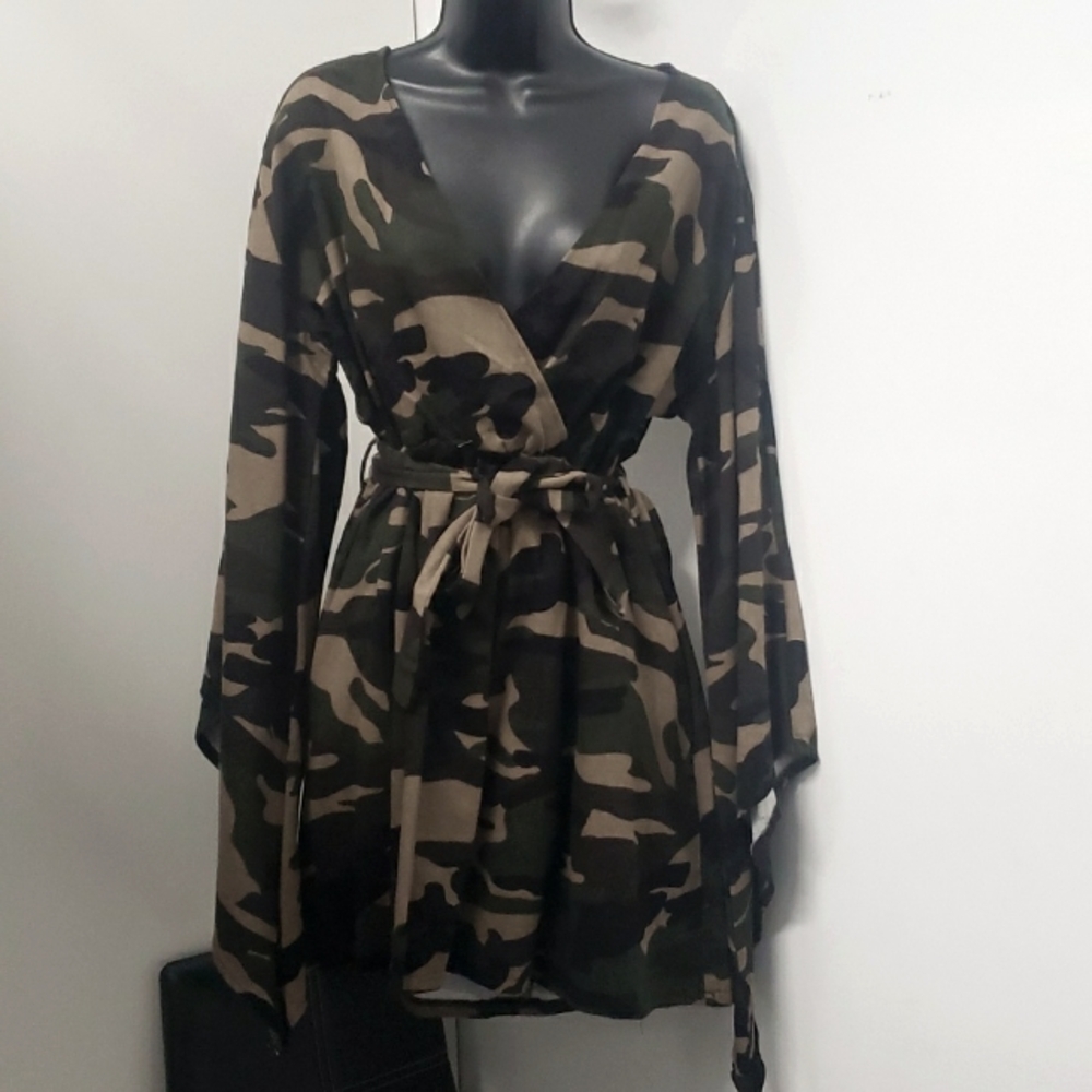 Sage and shea, one size fit most, Military Camouflage Bdu Army Fatigue dress